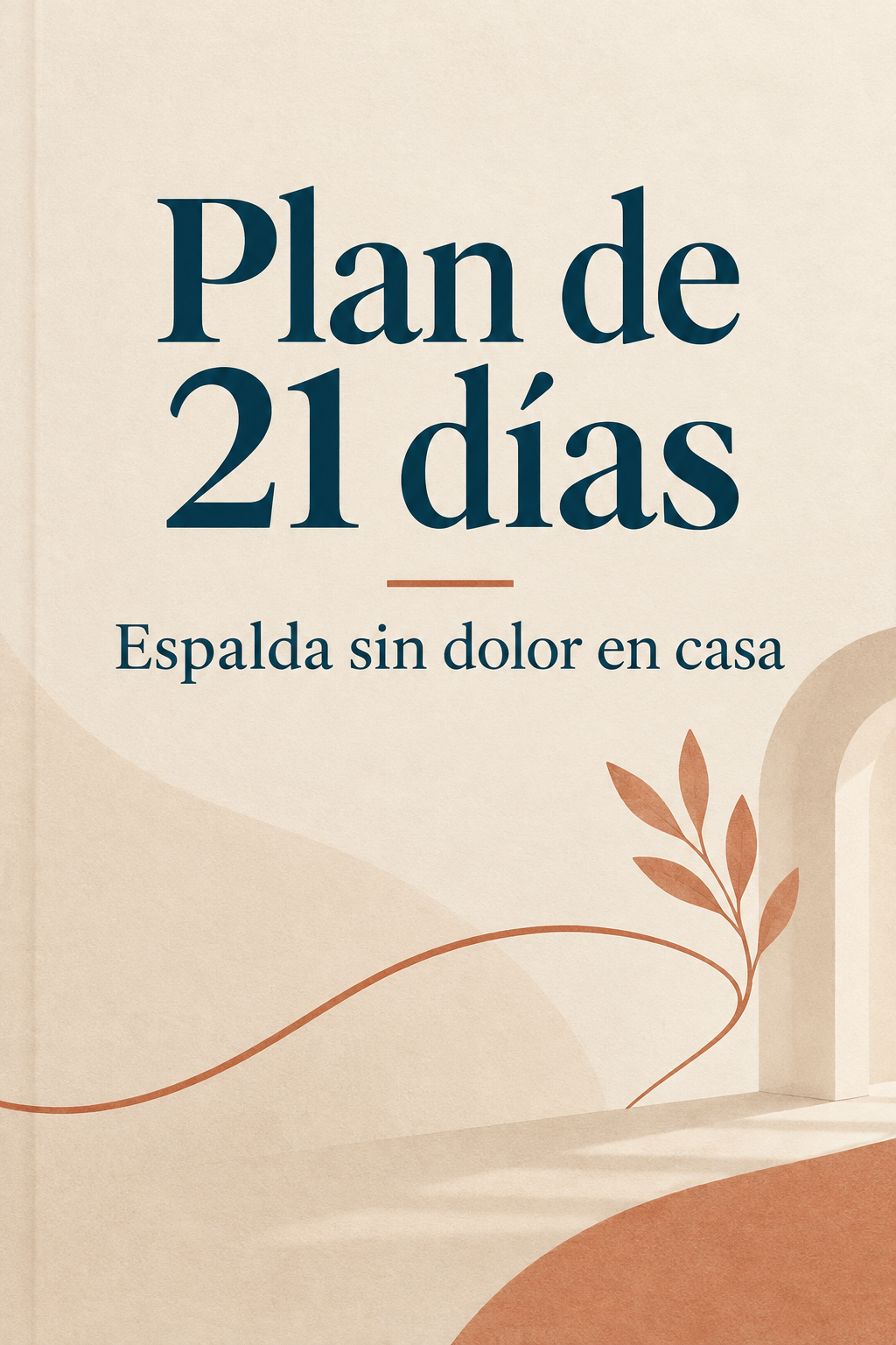 Portada de Plan de 21 días: Espalda sin dolor en casa